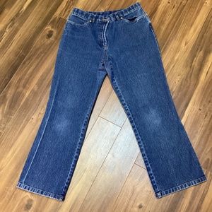 Vintage haggar ankle jeans, size 8 petite
